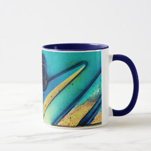 Sandig V8 motorEmblem Mugg