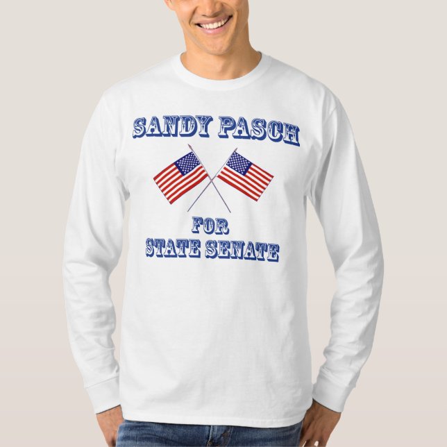 Sandiga Pasch för delstatssenat Tee Shirt (Framsida)