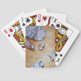 Sandiga snäckskal casinokort
