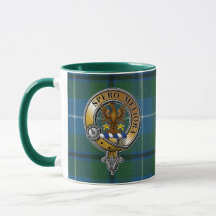 Sandilands Tartan & Badge Mugg