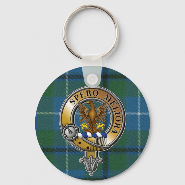 Sandilands Tartan & Badge Nyckelring (Framsida)