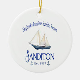 Sanditon Seaside Resort Ceramic Ornament