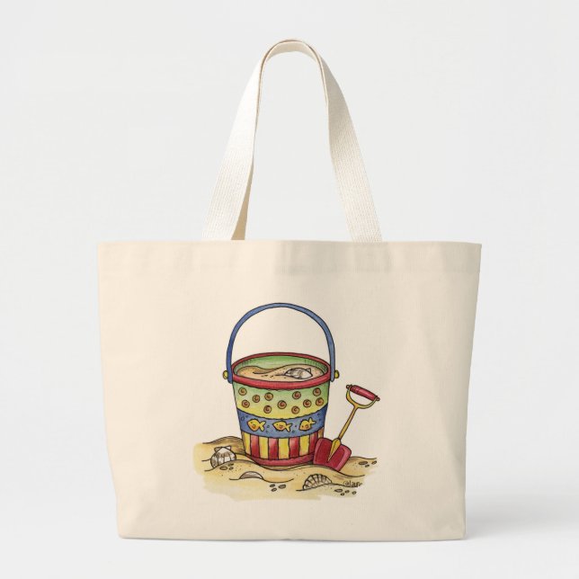 Sandlåda - Tote Bag Jumbo Tygkasse (Framsidan)