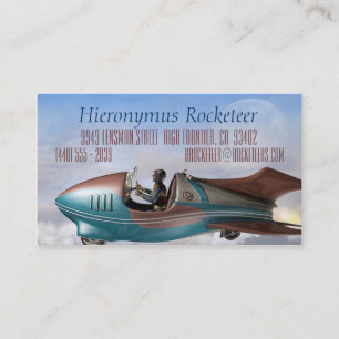 Sandlark Retro raketvisitkortar Visitkort