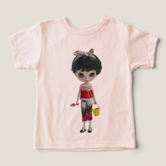 Sandlek I Småbarns T-Shirt 5T (Design Framsida)