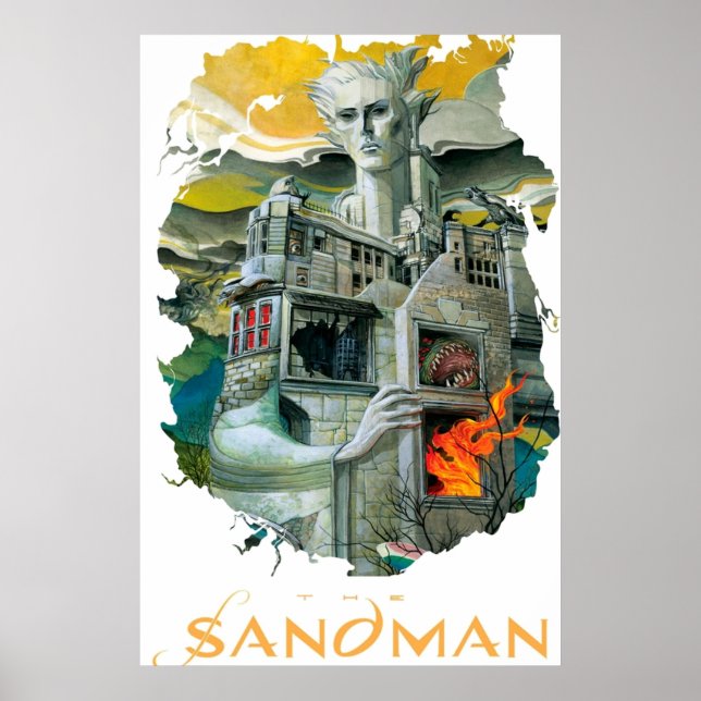 Sandman house morpheus dröm poster (Framsidan)
