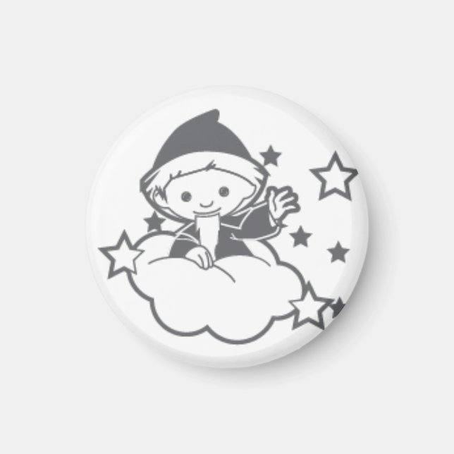 sandmann button für magnetboard magnet (Framsidan)