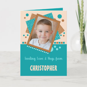 Sändning av brunt foto från kärlek och bruna turko kort