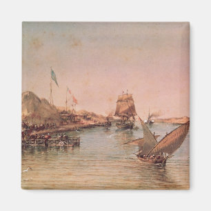 Sändning på den Suez kanalen Magnet