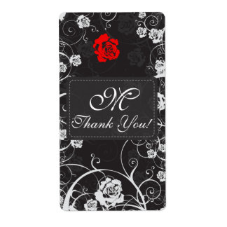 Sändningsetikett för skymningMonogramtack Fraktsedel