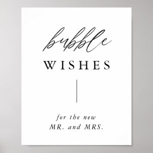 Sändningssignatur för Rustic Calligraphy Bubble Ön Poster