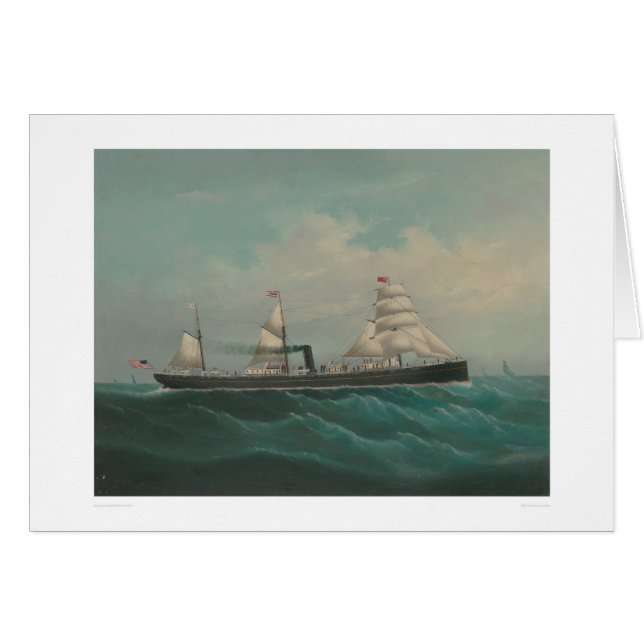 SändningsSkyttel staden av Rio de Janeiro (1260) Hälsningskort (Framsidan Horizontal)