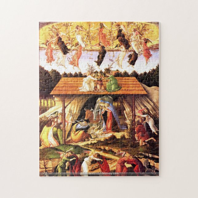 Sando Botticelli - Nativity 1500 Pussel (Vertikal)