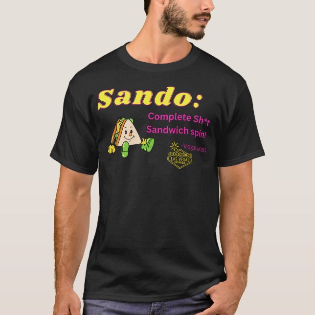 Sando Vegas Matt T Shirt (Framsida)