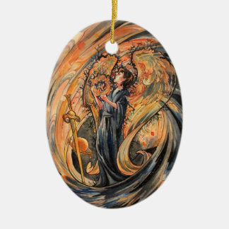 Sandolphon Julgransprydnad Keramik