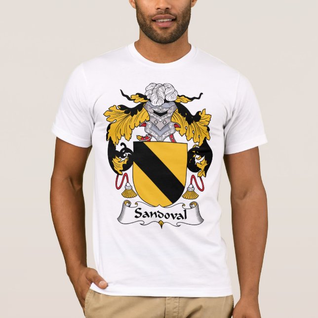 Sandoval familjvapensköld t-shirt (Framsida)