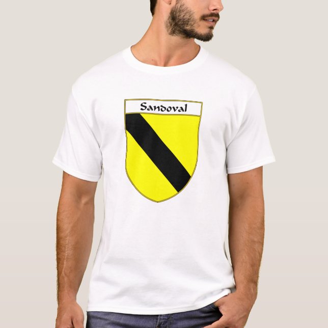 Sandoval vapensköld-/familjvapensköld tee shirt (Framsida)