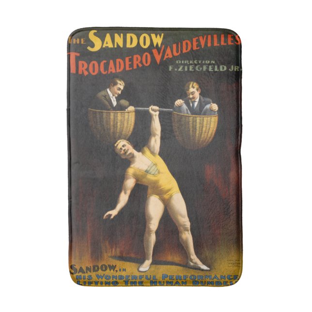 Sandow Eugen Sandow Vaudeville Tyngdlyftare Badrumsmatta (Framsidan (Vertikal))