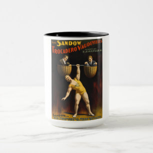Sandow Eugen Sandow Vaudeville Tyngdlyftare Mugg