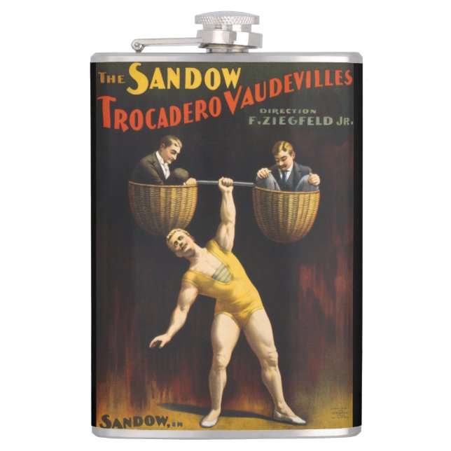 Sandow Eugen Sandow Vaudeville Weightlifter Fickplunta (Framsidan)