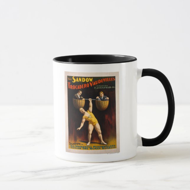 Sandow Trocadero Vaudevilles Weightlift Mugg (Höger)