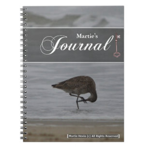 Sandpiper Bows Journal Anteckningsbok Med Spiral