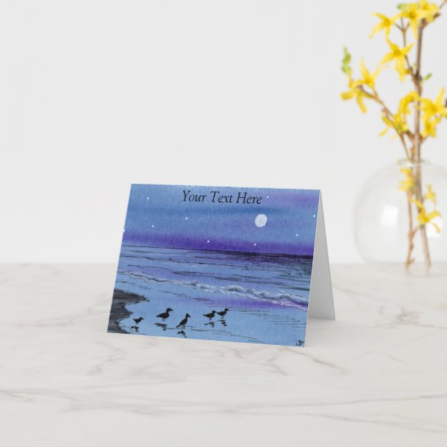 Sandpiper Kort (Gul blomma)