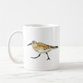 Sandpiper Shorebird Coastal Beach Art Kaffemugg