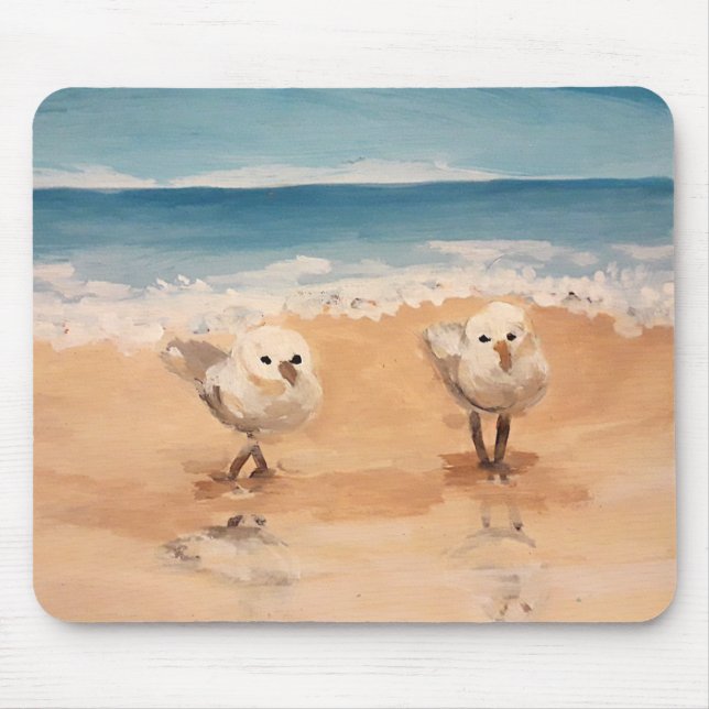 Sandpipers av Sea Shore Mouse Pad Musmatta (Framsidan)