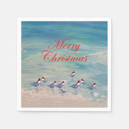 Sandpipers Julfest napkins Pappersservett