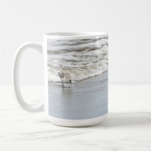 Sandpipers på Beach Photo Coffee Mugg