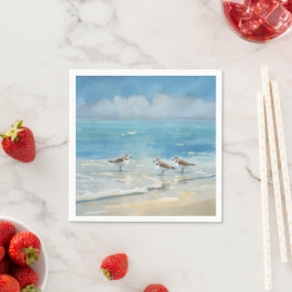 Sandpipers Strand Ocean Pappersservett
