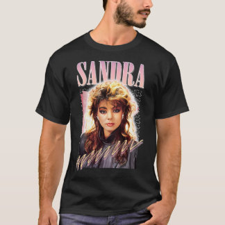 Sandra Cretu 80s Retro Fläkt Art Design T Shirt