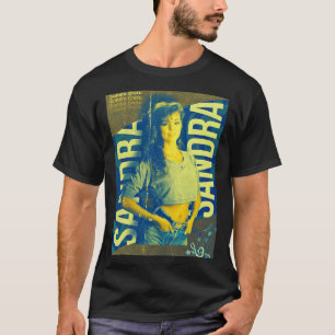 Sandra Cretu 80s Retro Fläkt Design T Shirt