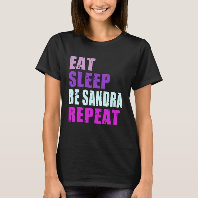 Sandra Eat - viloläge Upprepa Sandra T Shirt (Framsida)