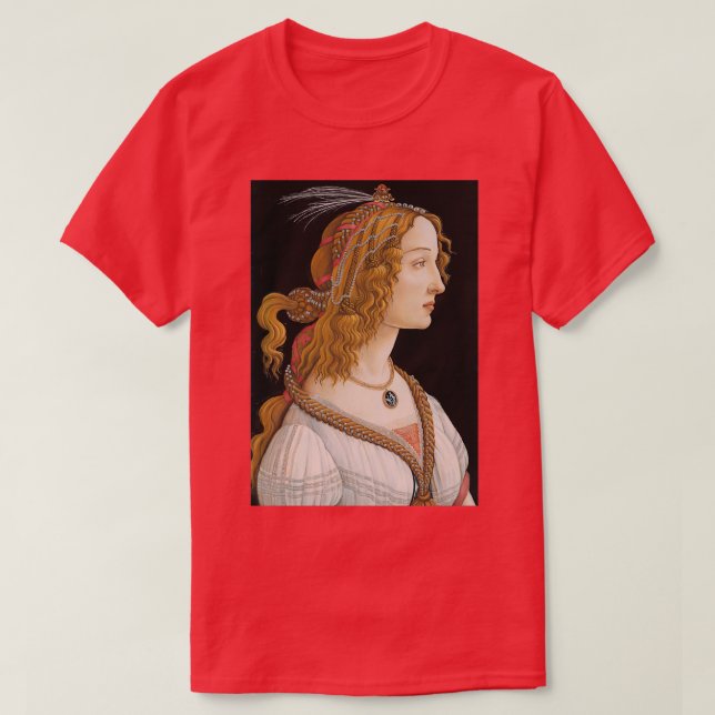 Sandro Bottcelli, gammal Renaissance-målning T Shirt (Design framsida)