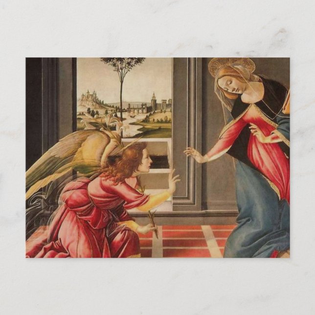 Sandro Botticelli - Annunciation GC Vykort (Framsida)