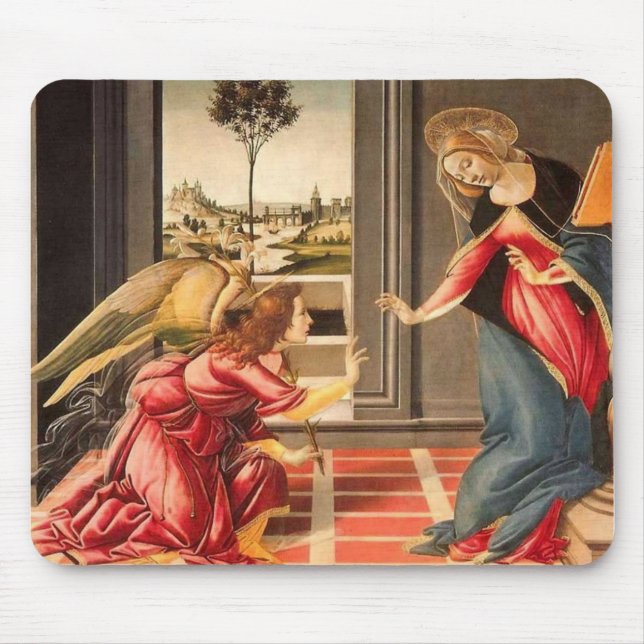 Sandro Botticelli - annunciationen Musmatta (Framsidan)