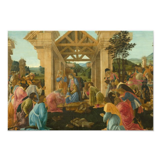 Sandro Botticelli - Apropå Magi Fototryck (Framsidan)