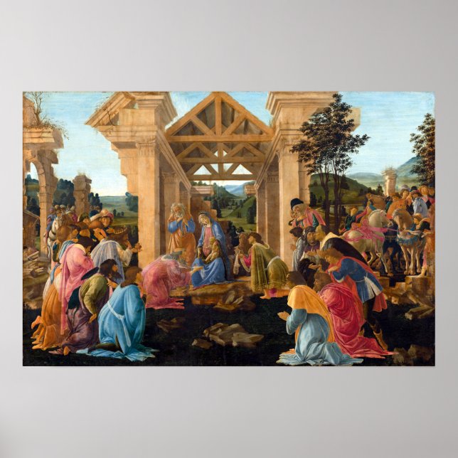 Sandro Botticelli "Apropå Magi" Poster (Framsidan)