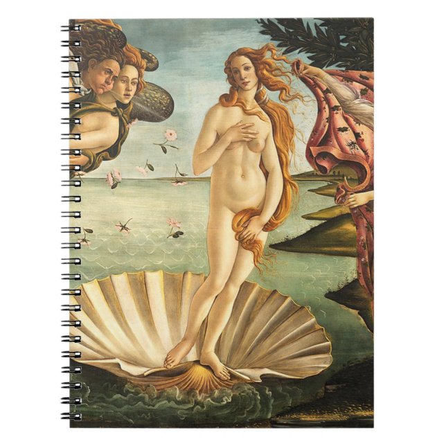 Sandro Botticelli Birth of Venus Anteckningsbok (Framsidan)