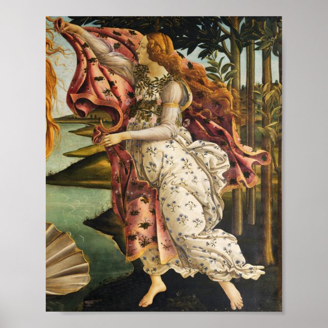 Sandro Botticelli Birth of Venus Hora of Vår Poster (Framsidan)
