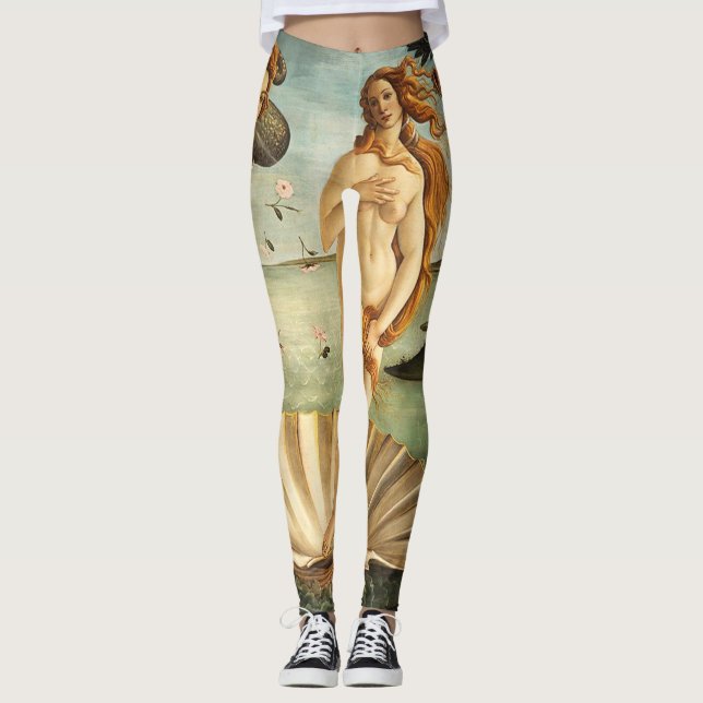 Sandro Botticelli Birth of Venus Leggings (Framsida)