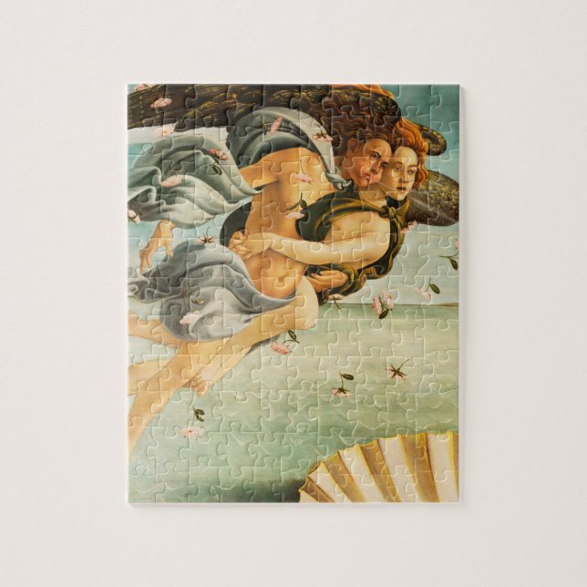Sandro Botticelli Birth of Venus Zephyrus, Chloris Pussel (Vertikal)