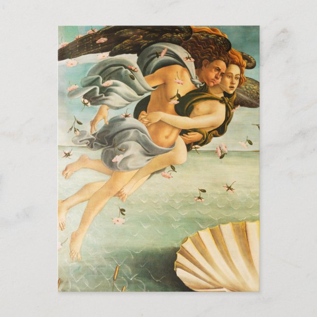 Sandro Botticelli Birth of Venus Zephyrus, Chloris Vykort (Framsida)