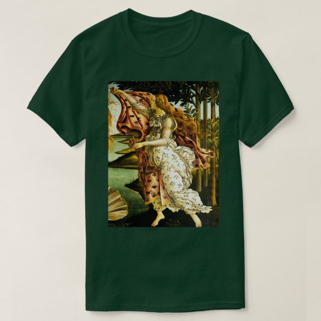Sandro Botticelli citerarVenus Horas födelse T Shirt (Design framsida)