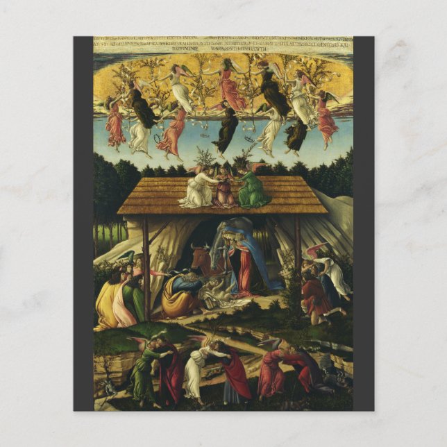 Sandro Botticelli - Den mystiska julen – Finkonst (Framsida)