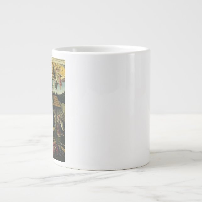 Sandro Botticelli - Den mystiska julen – Finkonst Jumbo Mugg (Framsidan)