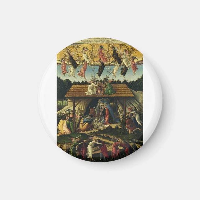 Sandro Botticelli - Den mystiska julen – Finkonst Magnet (Framsidan)