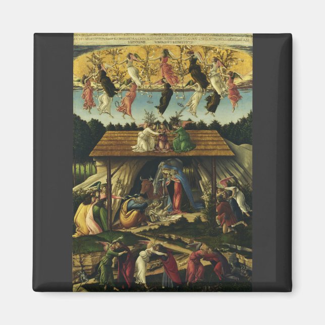 Sandro Botticelli - Den mystiska julen – Finkonst Magnet (Framsidan)